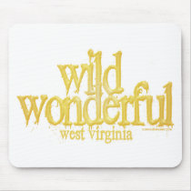 Wild Wonderful West Virginia-Yellow mousepads