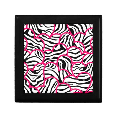 Wild zebra hearts 5 Gift Box