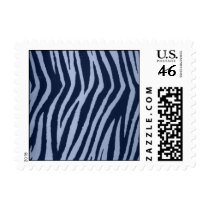 Wild Zebra Print Denim postage