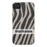 Wild Zebra Print iPhone 4 Cases