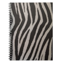 Wild Zebra Print Note Book