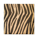 Wild Zebra Print Peach Magnet Wild Zebra Print Peach Magnet