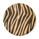 Wild Zebra Print Peach Fridge Magnets Wild Zebra Print Peach Fridge Magnets