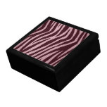 Wild Zebra Print Pink Gift Box