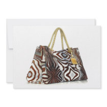 Wild Zebra Shopping Bag Announcements