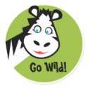 Wild Zebra - Sticker sticker