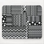 Wild Zig-Zags mousepads