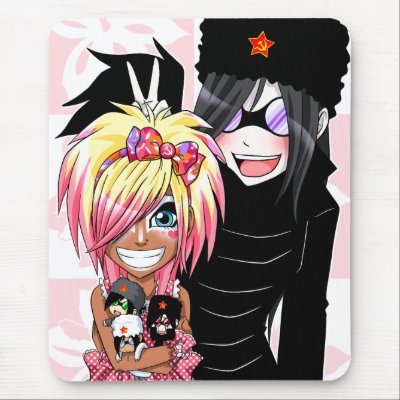 Wilda, Ben and 3 little commies Mousepad by KikoStudios