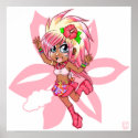 Wilda Hibiscus Poster posters