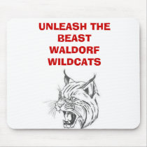 wildcat, UNLEASH THE BEASTWALDORF WILDCATS mousepads