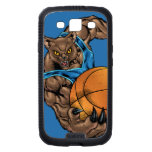 Wildcats Bobcats Basketball, Blue, L. Blue Stripe Samsung Galaxy SIII Cases