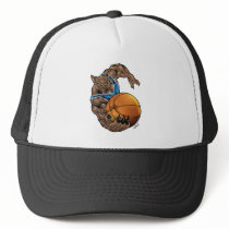 Wildcats Bobcats Basketball Blue, White Stripe hats