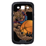 Wildcats Bobcats Basketball, Dark Blue and Red Samsung Galaxy SIII Case