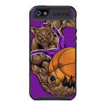 Wildcats Bobcats Basketball, Purple Shirt - Al Rio iPhone 5 Cases