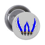 Wildcats Claw Ripping Through Design - Blue