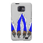 Wildcats Claw Ripping Through Design - Blue Galaxy SII Case