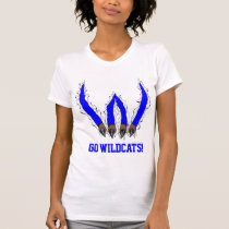 wildcat, wildcats, claws, ripping, through, al rio, art, artwork, team, sports, Shirt with custom graphic design