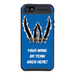 Wildcats Claws Ripping Through Design by Al Rio iPhone 5 Cases