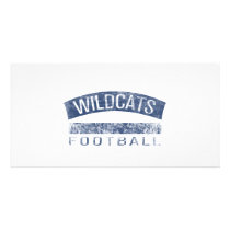 WILDCATS Football - #58 (blue) Custom Photo Card