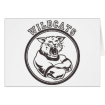 Wildcats Mascot Greeting Cards