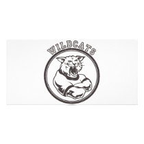 Wildcats Mascot photo cards by CustomSportsTshirts Wildcats Mascot photo cards