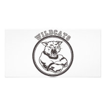 Wildcats Mascot Picture Card