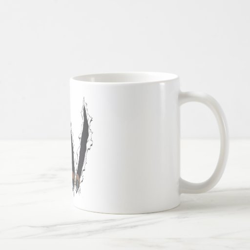 Wildcats Sports Team Claw Ripping Through - Al Rio Coffee Mugs