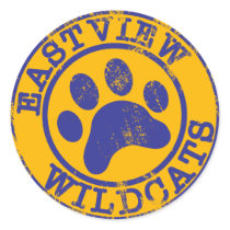 Wildcats Sticker Blue Logo