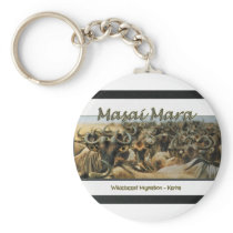 Wildebeest / Gnu migration, safari keychains