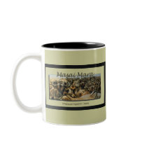 Wildebeest / Gnu migration, safari mugs & cups