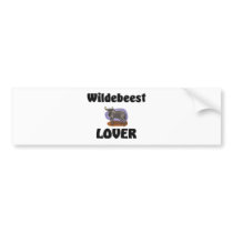 Wildebeest Lover Bumper Stickers