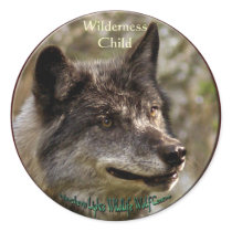 WILDERNESS CHILD Stickers by RavenSpiritPrints WILDERNESS CHILD Stickers