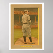 Wildfire Schulte Cubs Baseball 1911 Print