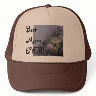 wildflower, Best Mum EVER! heart hat