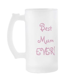 wildflower, Best Mum EVER! heart mug