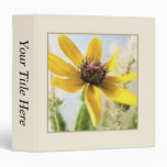 Wildflower Bouquet - Black Eyed Susans Vinyl Binder