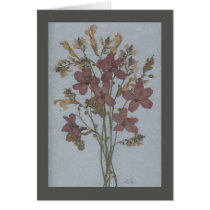 Wildflower bouquet cards