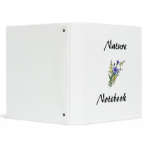 Wildflower Nature Notebook binders