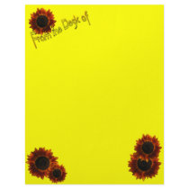 Wildflower Sunflowers letterhead
