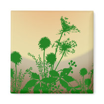 Wildflower Sunset - Magnet #1