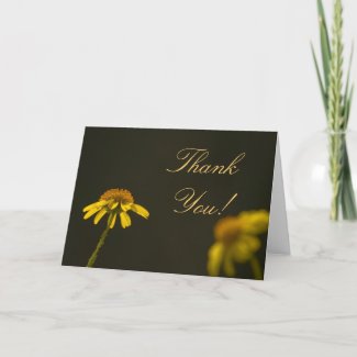 Wildflower Thank You Card 1 card