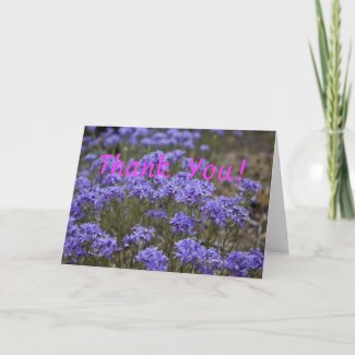 Wildflower Thank You Card 5 card