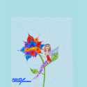 Wildflower V neck fitted tee t-shirts by PixieJenn2483 Wildflower V neck fitted tee t-shirts