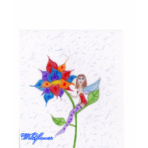 Wildflower V neck fitted tee t-shirts by PixieJenn2483 Wildflower V neck fitted tee t-shirts