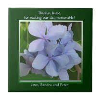Wildflower Wedding Party Thank you  gift Ceramic Tile