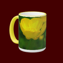 Wildflowers Art Coffee Cup Buttercup Flower Cup mugs