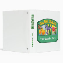 Wildflowers Binder Customizable