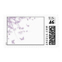 Wildflowers + butterflies (lavender) postage by pinkyinky Wildflowers + butterflies (lavender) postage