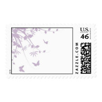 Wildflowers + butterflies (lavender) stamps