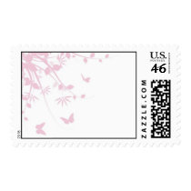 Wildflowers + butterflies (pink) stamps